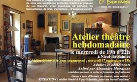Cie Équipages - Atelier théâtre hebdomadaire 