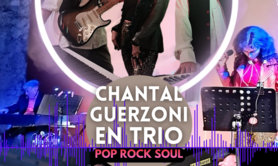 Chantal GUERZONI en trio - Trio musical pop, rock, chanson & soul