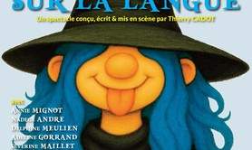 Un cheveu bleu sur la langue