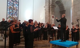 Le Choeur Ephémère de Conques à Entraygues