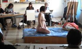 Atelier de Nathalie Broyelle - Cours de dessin avec modèle vivant