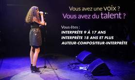Appel à candidature : TREMPLIN DES VOIX - Saison 6