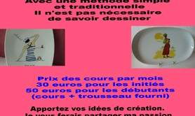 Atelier MCD 85 - Cours de peinture sur porcelaine