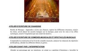 Serenn Prod - ATELIER D'ÉCRITURE DE CHANSONS ET DE COMÉDIES MUSICALES