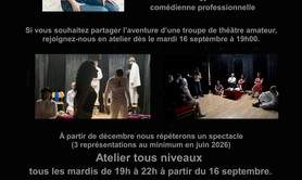 Compagnie Arhéna  - Atelier théâtre et acting hebdomadaire 