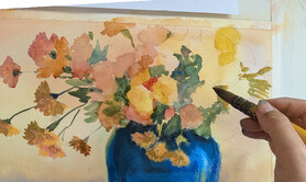 Stage aquarelle et pastels secs à Grasse