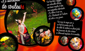 la marchande de couleurs -  maquillage artistique - déambulation et fixe 