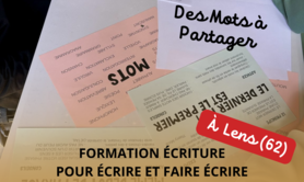 Des Mots à Partager - pour écrire et faire écrire
