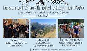 Stage choral dans l'Oisans en été : Rebecca de C. Franck