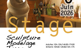 Stage et cours de modelage sculpture terre céramique-Grès