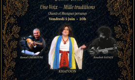 Concert.  AhooNoor — Voix persane, voie de paix
