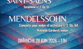 Concert Mozart Saint-Saëns Mendelssohn