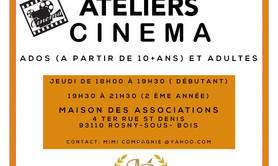 ATELIER  CINEMA mimi compagnie - ATELIER CINEMA  à partir de 10 ans jusqu'à l'adultes