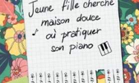 Jeune Fille cherche Maison Douce où pratiquer son Piano - Studio Hébertot, Paris