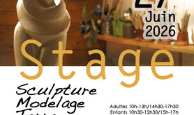 Stage et cours de modelage sculpture terre céramique-Grès