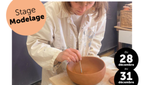 Stage vacances de Noël Modelage Céramique