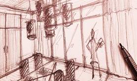 Points Traits Tâches - Cours de perspective à main levée