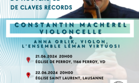 Vernissage new CD CLAVES C.MACHEREL cello & LEMAN VIRTUOSI