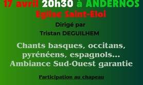Concert du choeur ADISHATZ
