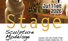 Stage et cours de modelage sculpture terre céramique-Grès