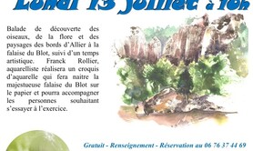 Art - Nature à la Falaise du BLlot avec Franck ROLLIER