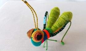 Fête de la nature : atelier insectes en fil de fer et laine