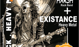 concert Rock Heavy Métal Harsh + Existance
