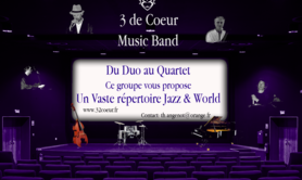 Trois de Coeur - Concert et animation Jazz