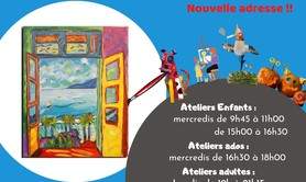 Atelier Jaune comme le Bleu du Ciel -  Peinture, dessin, sculpture créatives