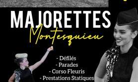 Majorettes de Montesquieu volvestre - Show 2026 Parade spectacle bâton de feu