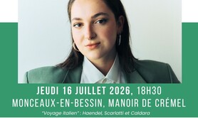 Concert « Voyage italien » par Madeleine BAZOLA-MINORI