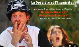 La Sorcière et l'Inquisiteur - Spectacle de théâtre de rue médiévalisé
