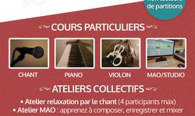 Studio Sonaye - Cours de chant, coaching vocal, piano, violon et MAO