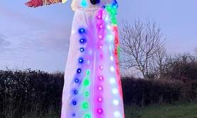 Captain Franko - Échassier Bonhomme de neige lumineux