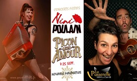 Concerts festifs avec nini poulain + picon mon amour