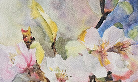 Stage d'aquarelle - peindre les arbres en fleur