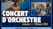 Concert de 2 Orchestres venus de l’illinois USA