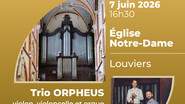 QUATRE SAISONS DE L’ORGUE 2026 #2 CONCERT DU TRIO ORPHEUS