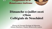 Concert final du 5e stage choral de l’Ensemble La Sestina