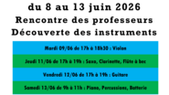 PORTES OUVERTES ECOLE DE MUSIQUE