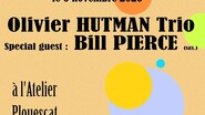 Olivier Hutman Trio invite le saxophoniste Bill Pierce