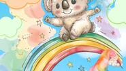 Petit Koala et Monsieur Arc-en-ciel