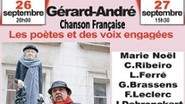 Gérard-André chante Poètes Voix engagées