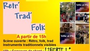 Journée Rétr'Trad Folk de Nissan lez Enserune