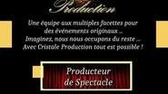cristale production - agence évènementielle