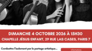 Hors Saison Musicale : Concert d'ouverture 2026-2027