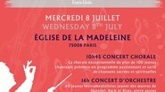 Grande journée musicale à l'église de la Madeleine  