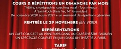 ThéâtriCité - Atelier Amateur Comédie Musicale 2020/2021