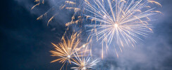 Feu d'artifice à Cahors