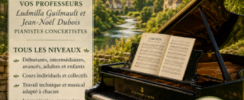 Toussaint, stage de piano, 3 jours intensifs 